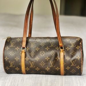 Louis Vuitton Monogram cylinder handbag